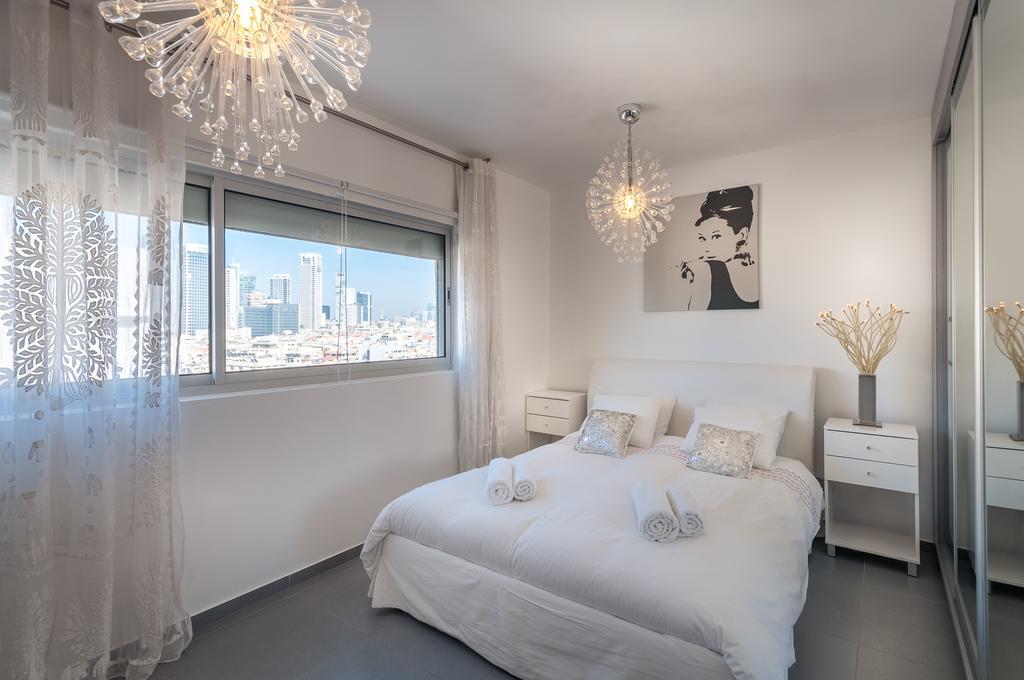 Apartmán Abarbanel St Incredible Penthouse Tel Aviv Pokoj fotografie
