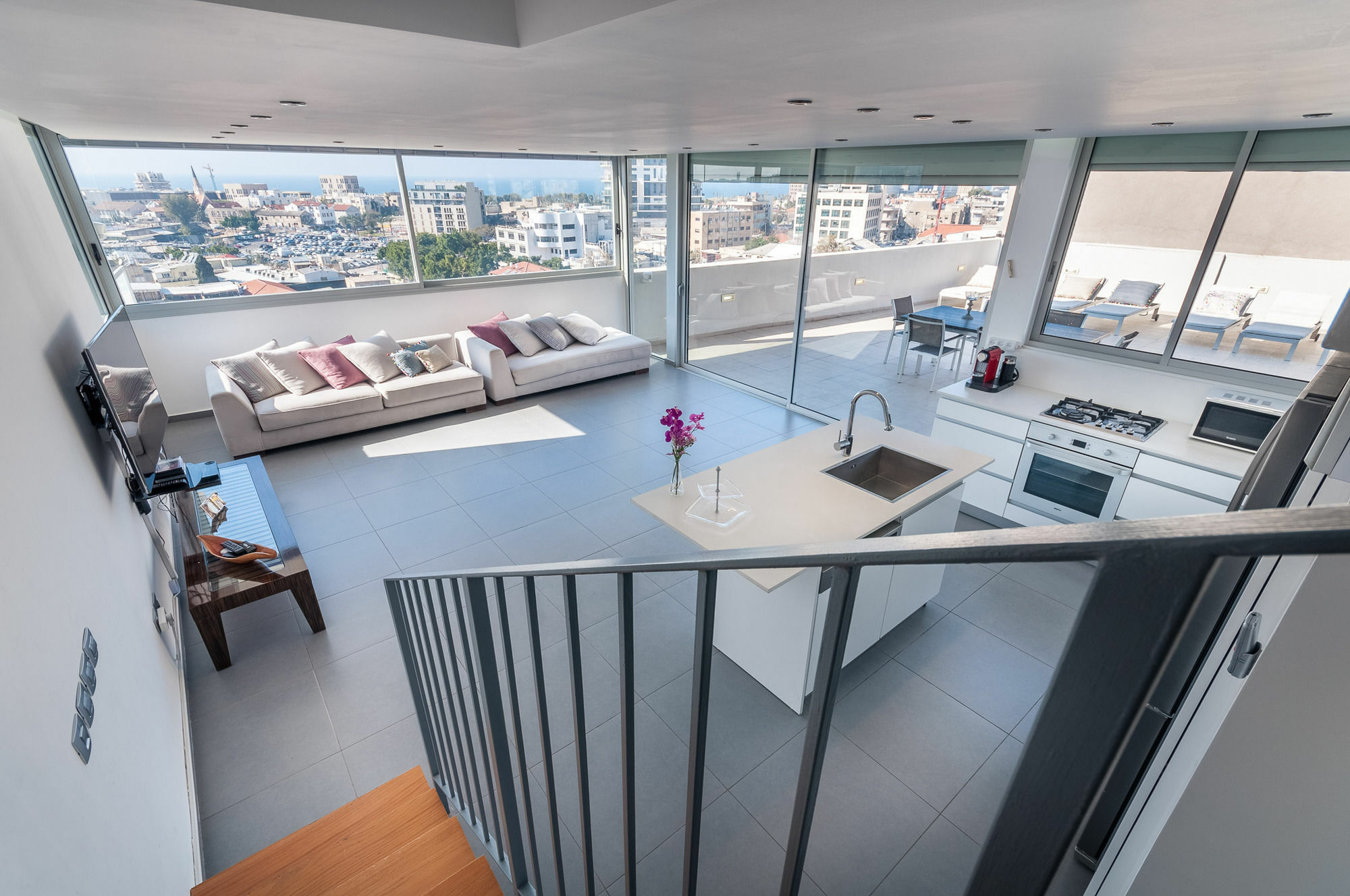 Apartmán Abarbanel St Incredible Penthouse Tel Aviv Exteriér fotografie