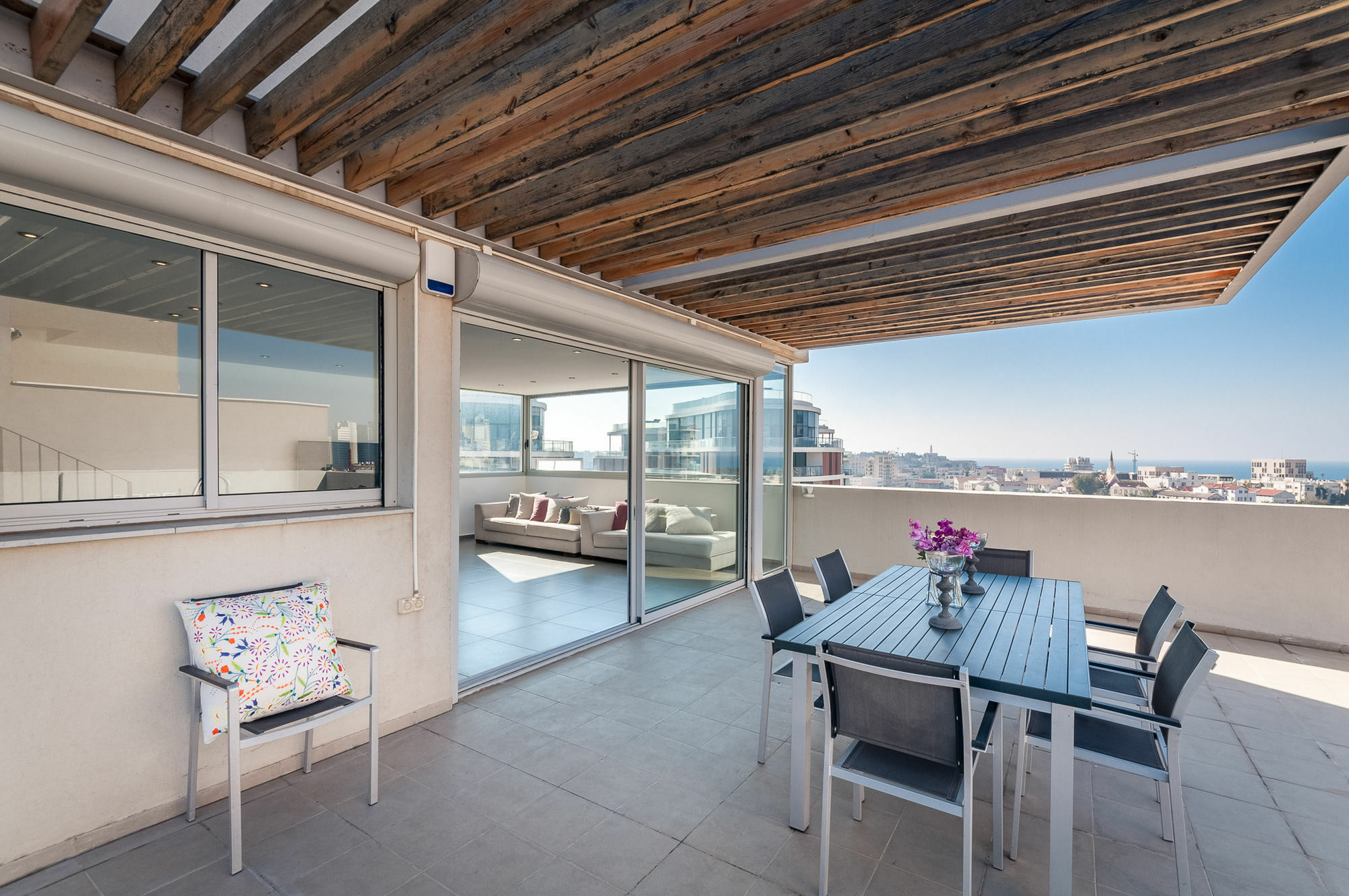 Apartmán Abarbanel St Incredible Penthouse Tel Aviv Exteriér fotografie