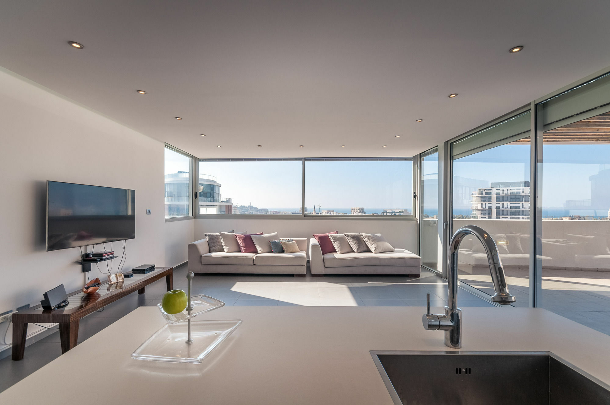 Apartmán Abarbanel St Incredible Penthouse Tel Aviv Exteriér fotografie
