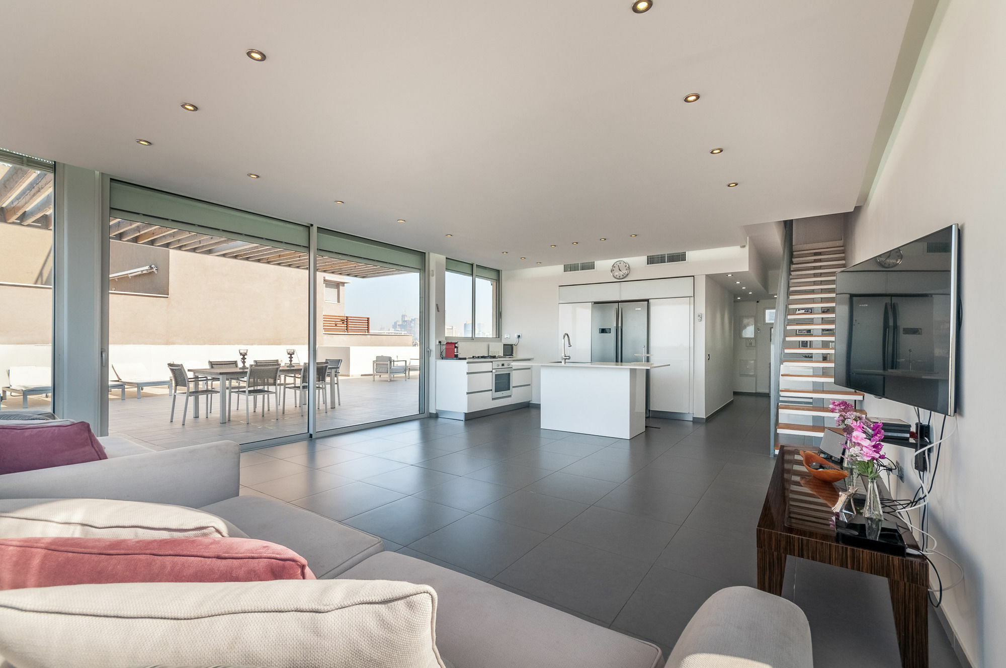 Apartmán Abarbanel St Incredible Penthouse Tel Aviv Exteriér fotografie