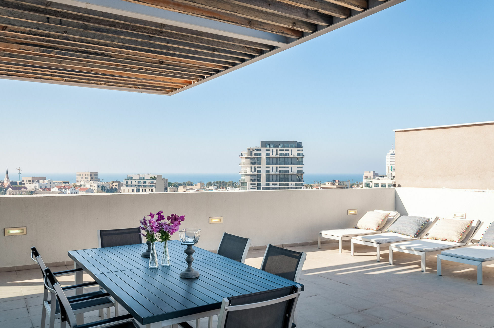 Apartmán Abarbanel St Incredible Penthouse Tel Aviv Exteriér fotografie